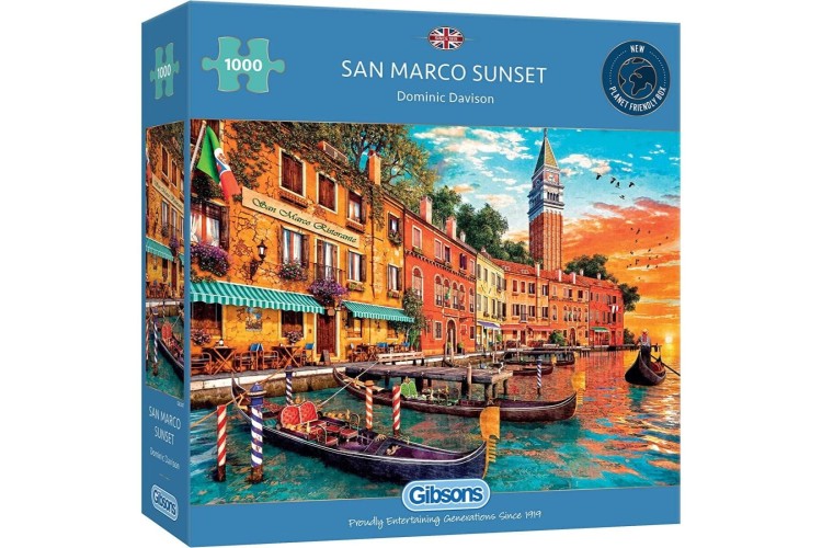 Gibson's San Marco Sunset 1000PC PUZZLE