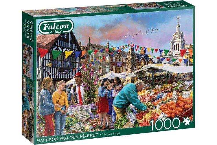 Jumbo Falcon Deluxe Saffron Walden Market 1000pc Puzzle